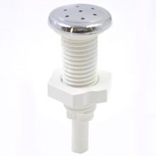 7-hole screw straight bubble nozzle, spa Air bubble jet with Chrome plating, ABS face and practical