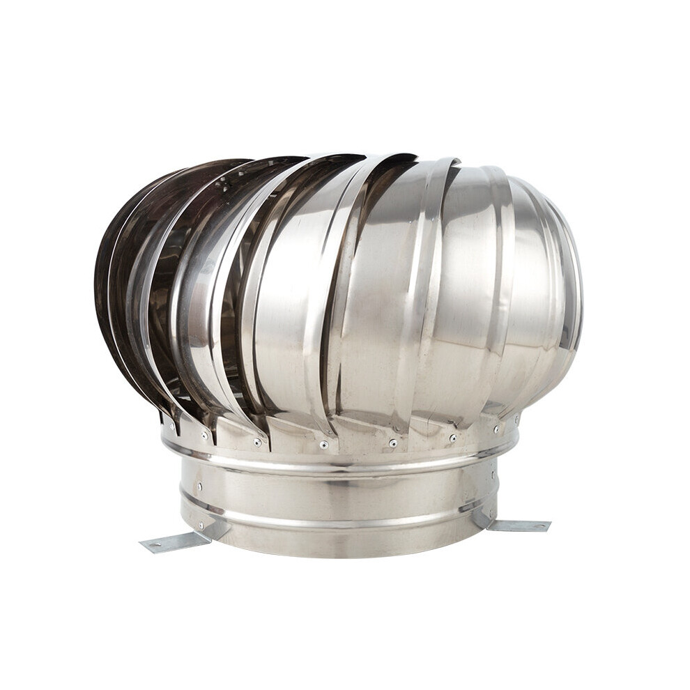 304 Stainless Steel Roof Ventilator Wind Turbines Air Vent Attic Ventilator 110Mm 150Mm 200Mm Pipefit Roof Ventilating Fan 5063131255973