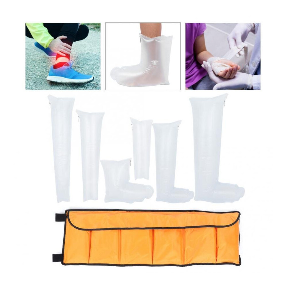 Wejoy 7 Pcs/Bag Outdoor Camping First Aid Set Waterproof Cast Bandage Protector Wound Fracture Knee Thigh Calf Hand Arm Ankle Cover