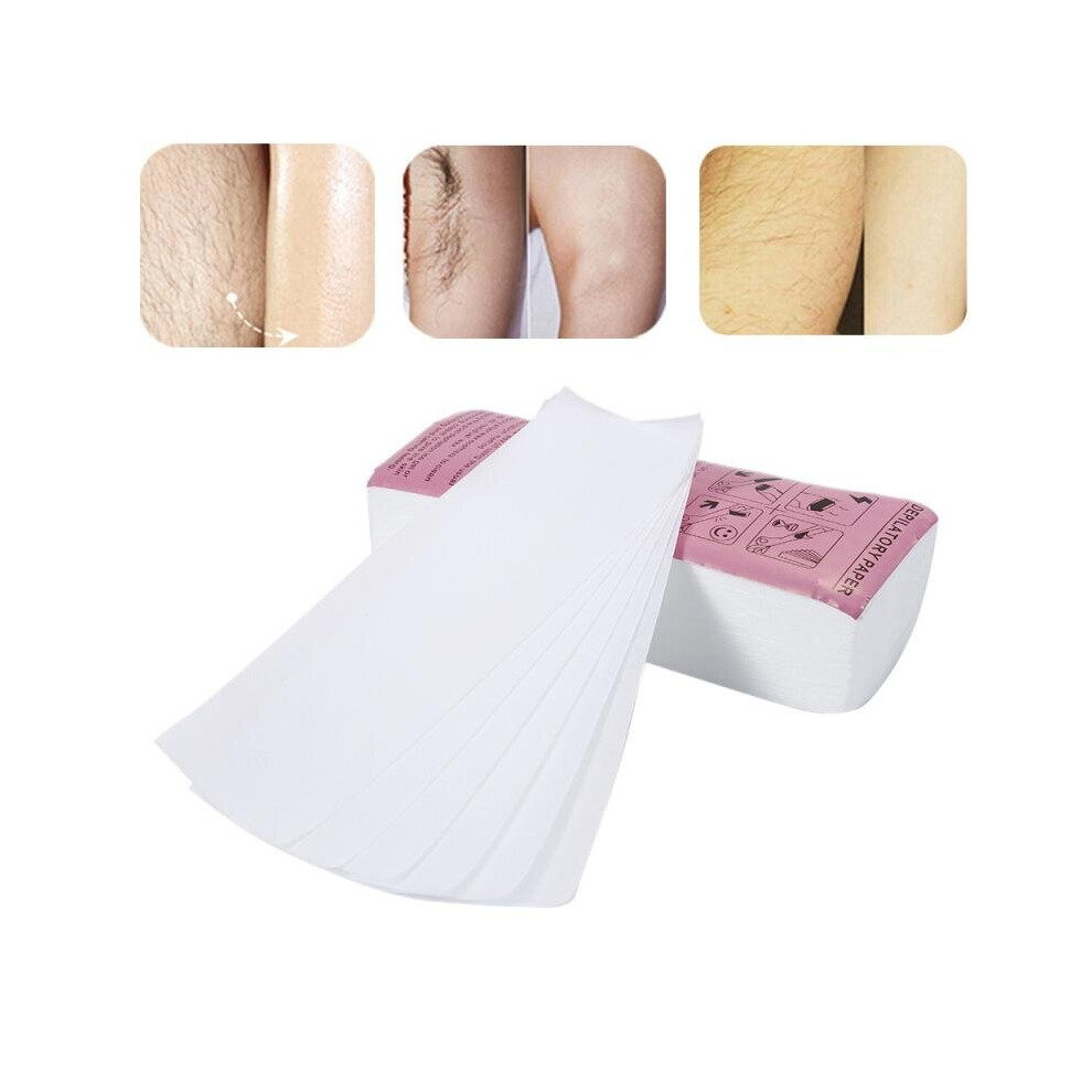Wejoy 100Pcs Wax Paper Roll High Quality Depilation Depilation Depilation Wax Strip Paper Leg Depilation Tool