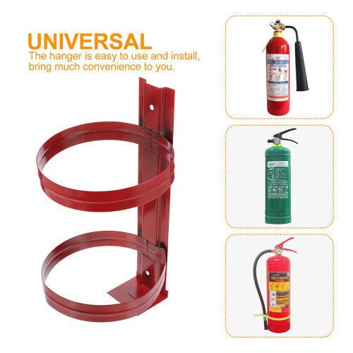 1pc Fire Extinguisher Wall-mounted Bracket Wall Hanger Hanging Rack Wall Holder 2
