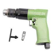 3/8" Pneumatic Air Drill Guns Z00A 1800RPM High-speed Cordless Pistol Type Air Drill Reversible Tools for Hole Drilling