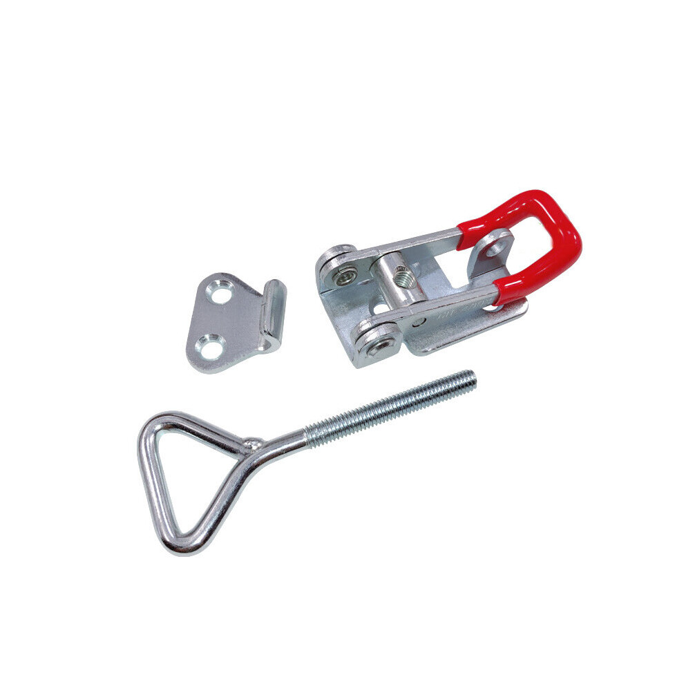 2Pcs Toggle Latch Catch Toggle Clamp Adjustable Cabinet Boxes Lever Handle Lock Hasp For Sliding Door Furniture Hardware 5063131262261