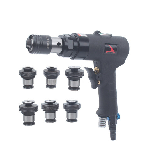 M3-M12 Simple ISO CHUCKS Pistol Type Tapping Machines Pneumatic Drill Tapper For Threading Common Iron