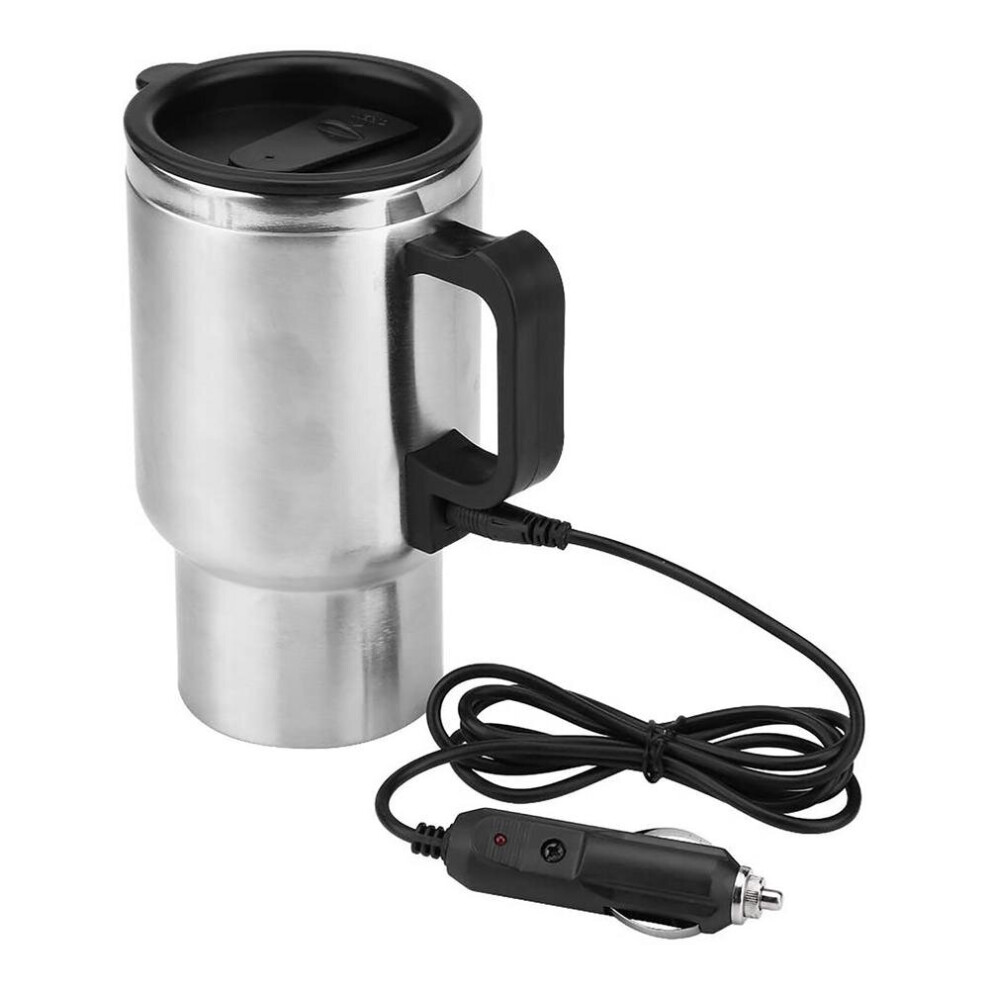 Electric Car Cup Safe Convenient Travel Usb Heating Bottle Heated Cover Insulation Thermostat Food Heater Travel Milk Warmer 5063131999532