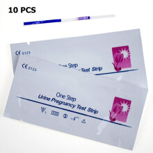 10PCS Highly Sensitive Pregnancy Urine Test Strip Ovulation Urine Test Strip Lh Tests Strips Kit Home Women Care