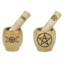 Wooden Mortar Pestle Set Handmade Log Wood Decoration Grinder for Herbs Garlic Walnut Spices Kitchen Gift Home Bedroom Wholesale