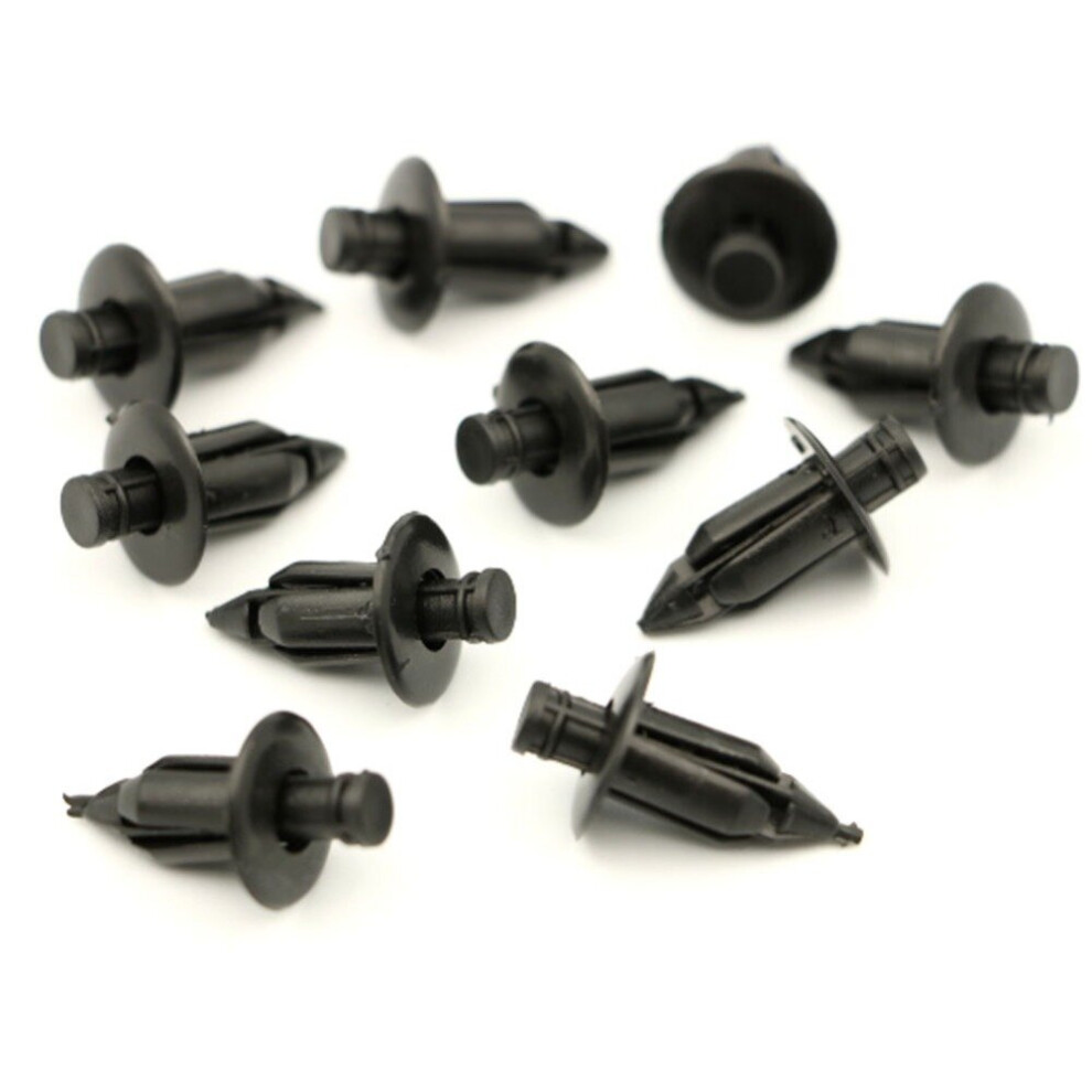 Stock 10X 4Mm 5Mm 6Mm Rivet Fairing Body Trim Panel Fastener Screw Push Pin Clips Nut For Suzuki Honda Yamaha Kawasaki Universal 5063131252415