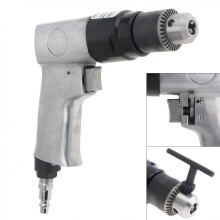 AD-102 1/4" 1700rpm High-speed Positive Reversal Pistol-type Pneumatic Gun Drill with Chuck Wrench and Bayonet Quick Connector