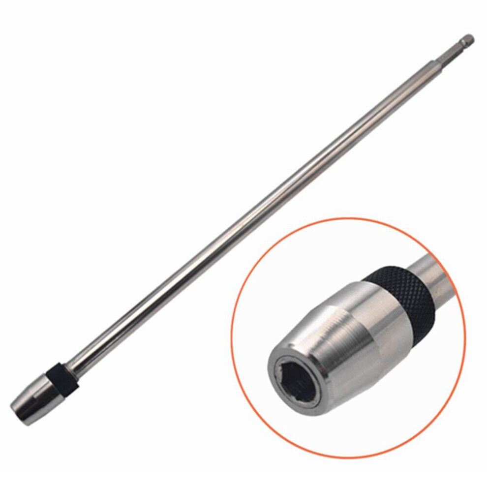 Extension Rod 12" 300Mm Long Quick Release Drill Bit Adapter Screwdriver #30 5063131288971