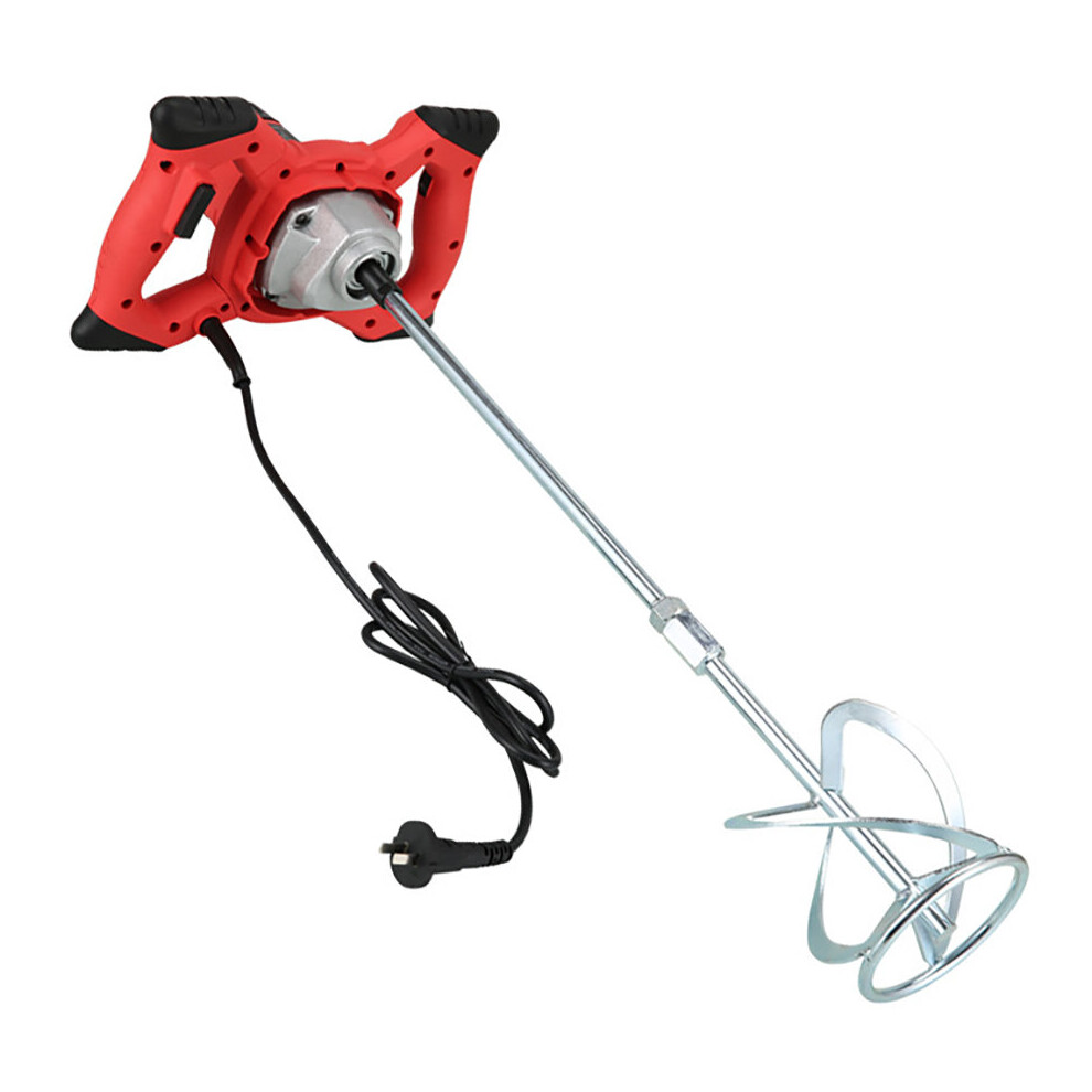 2100W Steering Wheel Mixer Handheld Electric Paint Coating Regulating For Concretes Grouts Mixing Adjustable 6-Speed Cement Mix