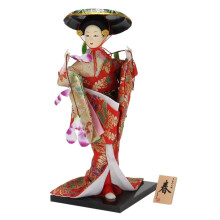 12Inch Japanese Kimono Geisha Dolls Traditional Japanese Geisha Kimono Doll Figurine Home Decoration Accessories