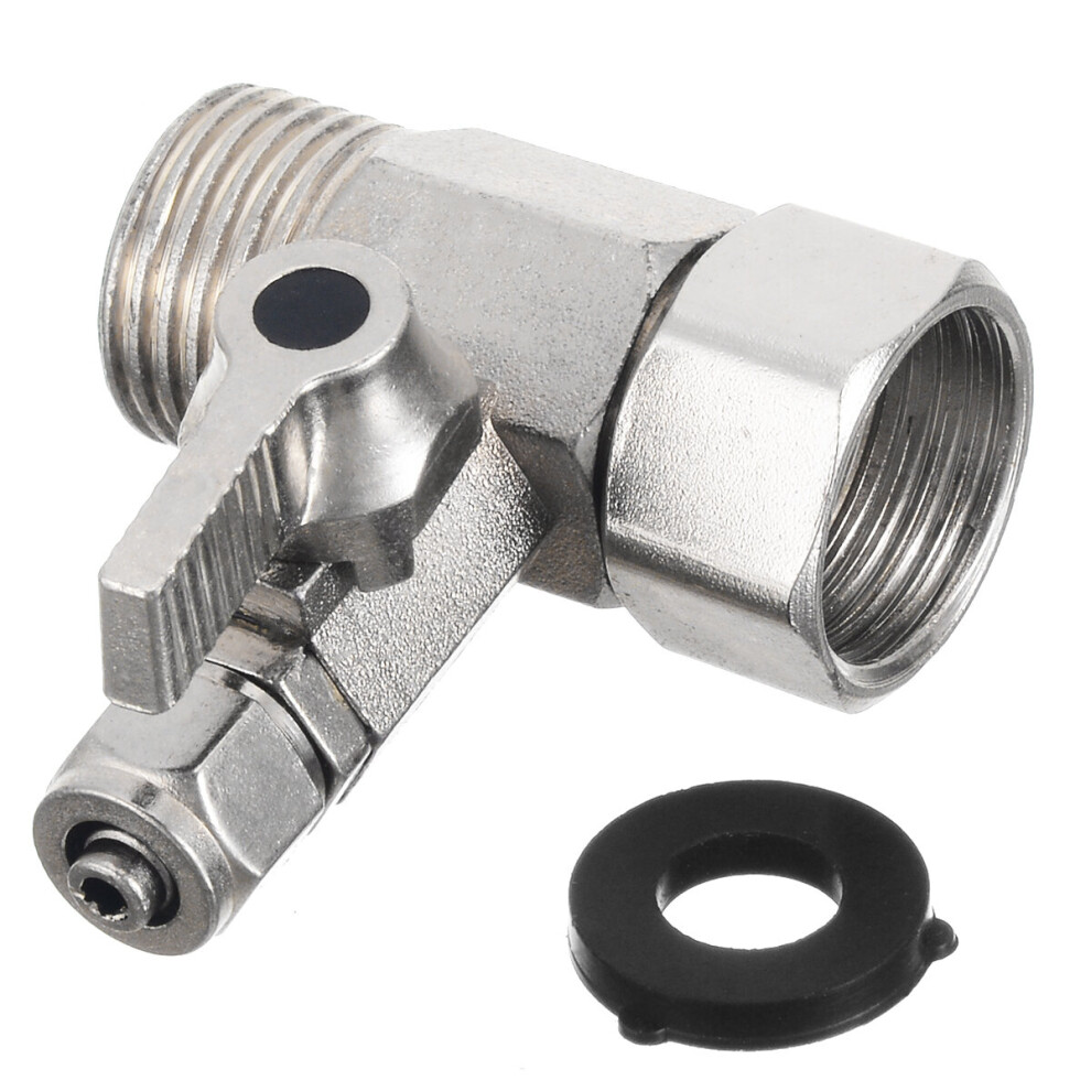 New Qulaity Copper 1/2'' To 1/4'' Ball Valve Ro Water Purifier Adapter Garden Water Ball Valve Tap Connector Hardware Accessorie 5063131298208