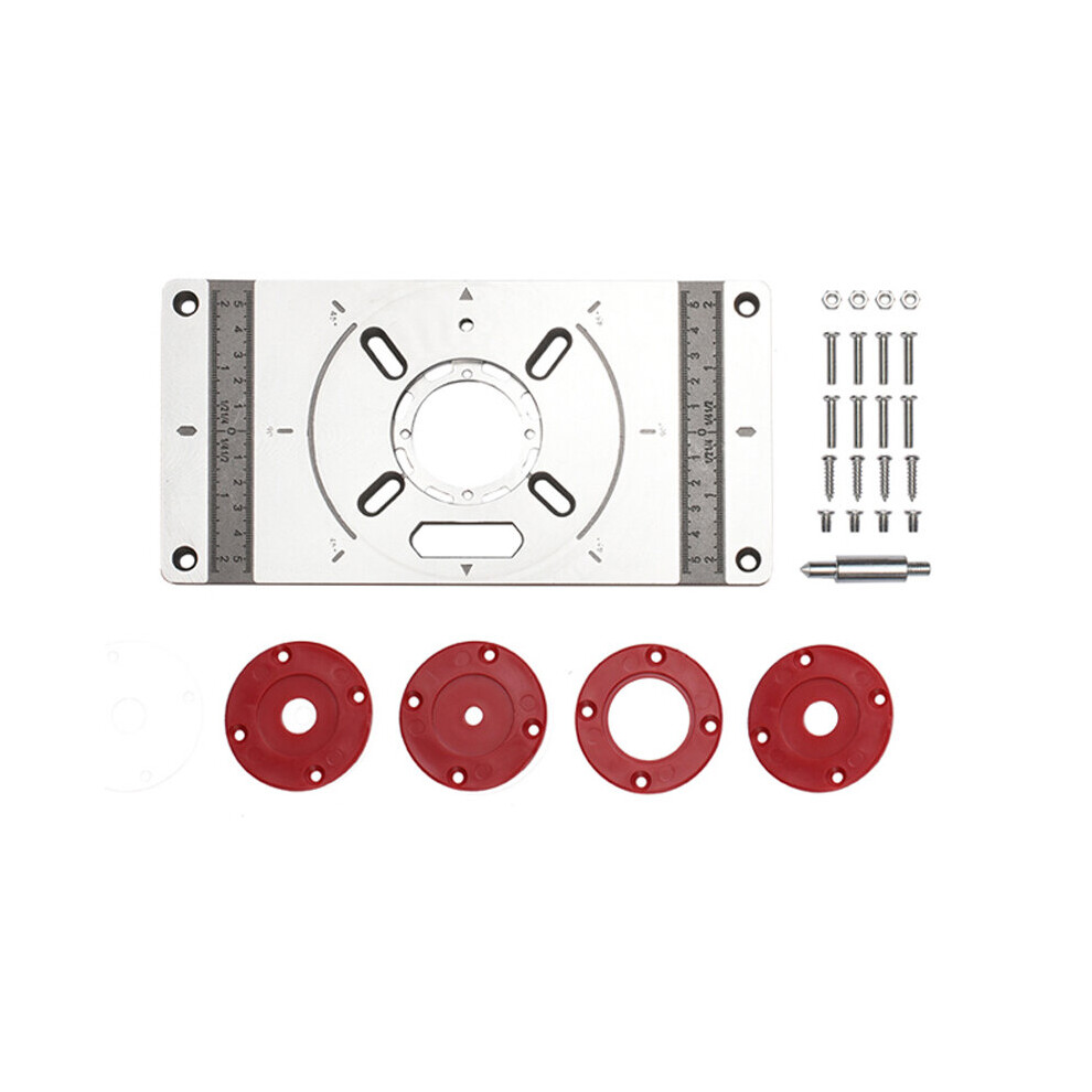 Wood Tools Woodworking Multifunctional Plate For Router Work Benches Joinery Tool Planer Woodworking Machine Workbench Table 5063131248821