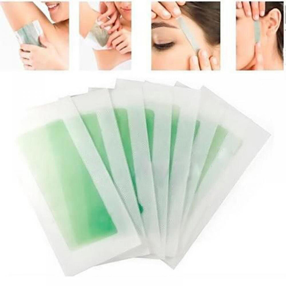 Wejoy 5Pcs/10Side Hair Removal Tool Wax Strips Waxing Wipe Sticker For Face Leg Lip Eyebrow Body Hair Removal Strip Paper Two Side