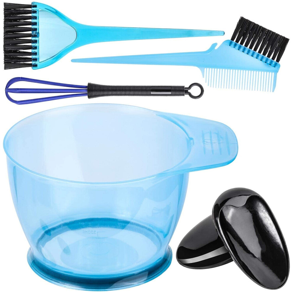 Wejoy 1 Set Hair Dye Bowl Brush Set Hair Coloring Dyeing Kit With Ear Caps Dye Mixer Hair Tint Dying Coloring Applicator Salon Tools