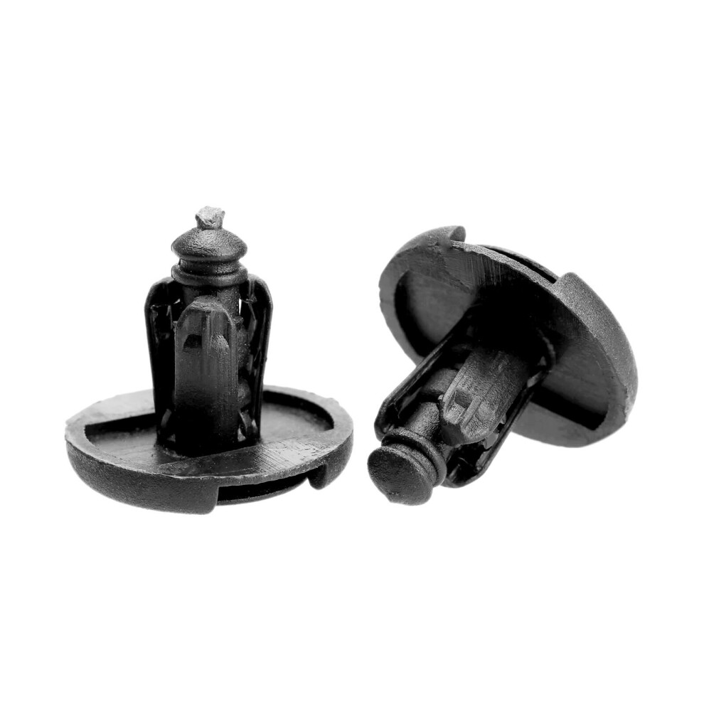 50Pcs 7Mm Hole Plastic Rivets Auto Fastener Clip Bumper Fender Push Clips Car Door Trim Panel Retainers Fastener For Suzuki Alto Black 5063131252583