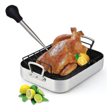Marinade Injector Cooking Meat Poultry Turkey Chicken BBQ Tool Flavor Syringe Roast Needle Party Cooking Syinge Accessories