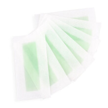 DOLL WAX 24 Pieces Of Professional Hair Removal Wax Paper, Double-Sided Hair Removal Silky Face, Lips, Eyebrows, Legs, Etc.