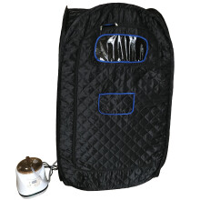 2021New Arrival bigger Black Portable Sauna Home Sauna Bath 1500W 2.8L Steam Bath Sauna Box Easy to fold And store Ease Insomnia