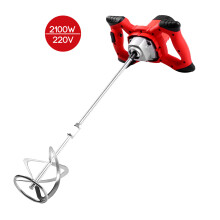 2100W Electric Cement Mixer Stirrer 6-Speed Handheld Concrete Mixer for Mortars Paint Mud Grout 800rpm US Plug / EU Plug