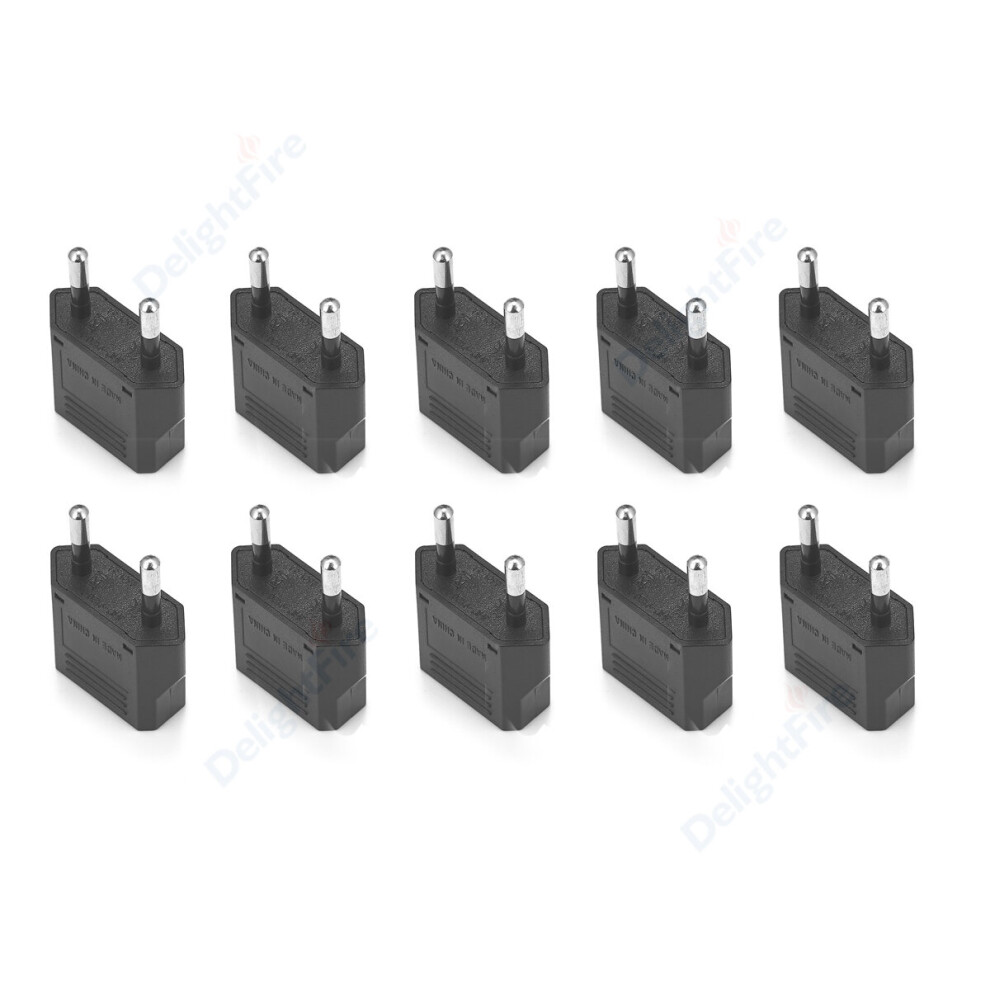 10Pcs Eu Plug Electrical Outlets Eu Cn Us To Br Brazil Socket Eu Plug Converter Travel Power Adapter Outlet Socket 5063131291971