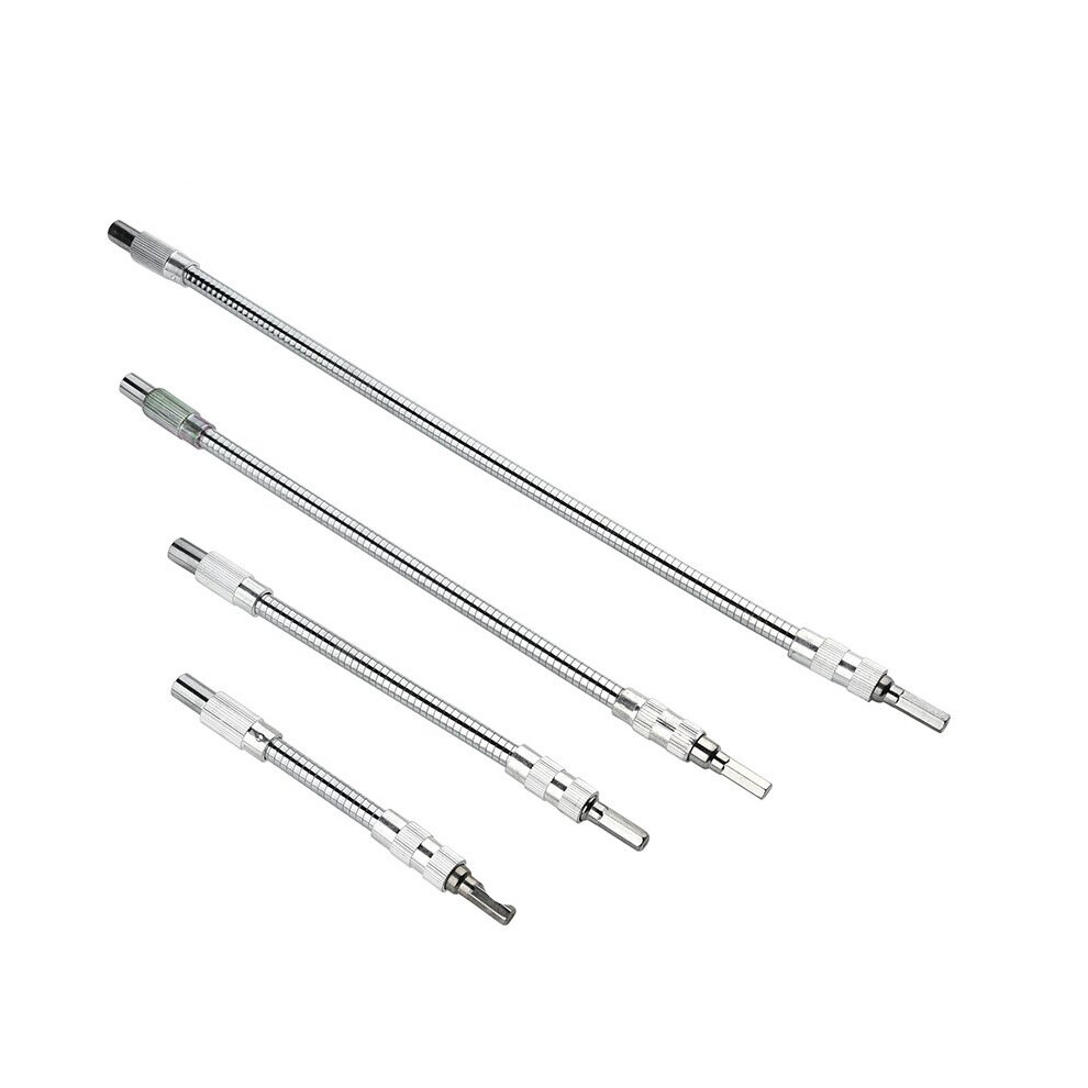 15Cm-40Cm Hex Flexible Shaft Extension Drill Hex Flexible Shaft Impact Driver Ratchet Screwdriver Bits Extend Rod Extension Bar 5063131288995