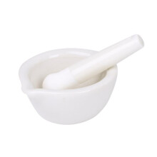 Porcelain Mortar and Pestle Spice Herb Grinder Mixing Grinding Bowl Crusher Set Drop Ship