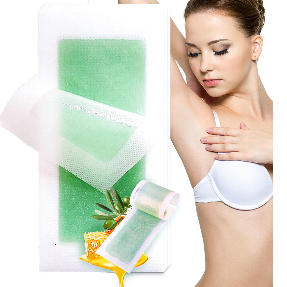 Wejoy 5Pcs Rapid Effective Wax Strips For Hair Removal Double-Side Long Lasting Depilation Women Safe Paper For Legs/Bikini/Arm/Neck