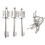 New Arrival Fast SOWOYOOFlagpole Key Locksmith Tools with Spare Pins 1