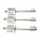 New Arrival Fast SOWOYOOFlagpole Key Locksmith Tools with Spare Pins 6