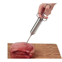 Useful Stainless Steel Seasoning Turkey Syringe Turkey Needle with Cleaning Brush Barbecue Marinade Seasoning Tool 2021 Hot