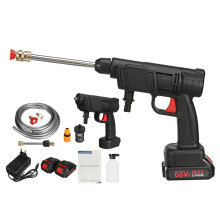 88V 1500W Cordless High Pressure Car Wash Washer Gun Foam Generator Water Gun Spray Cleaner Protable Washing Machine