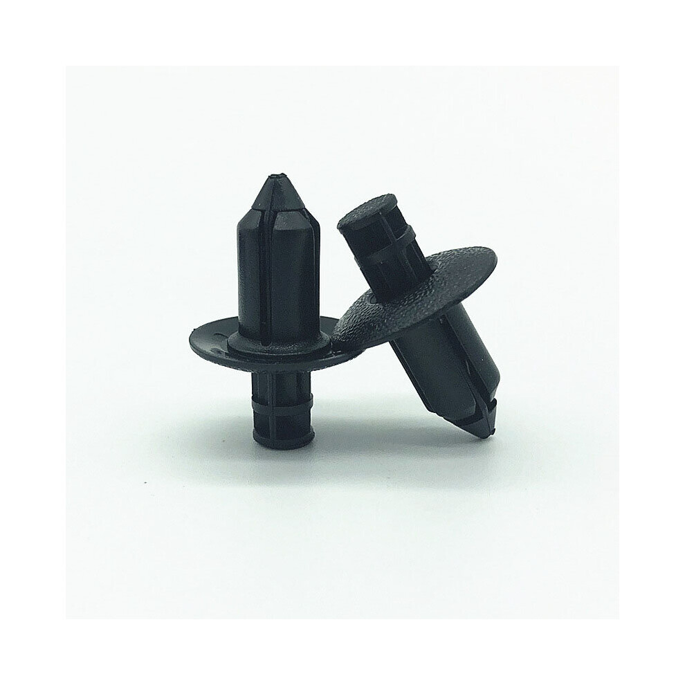 50Pcs Universal Auto Fairing Trim Panel Fastener Clips Plastic Rivets Retainer 8Mm Hole Car Push Clips 5063131252644