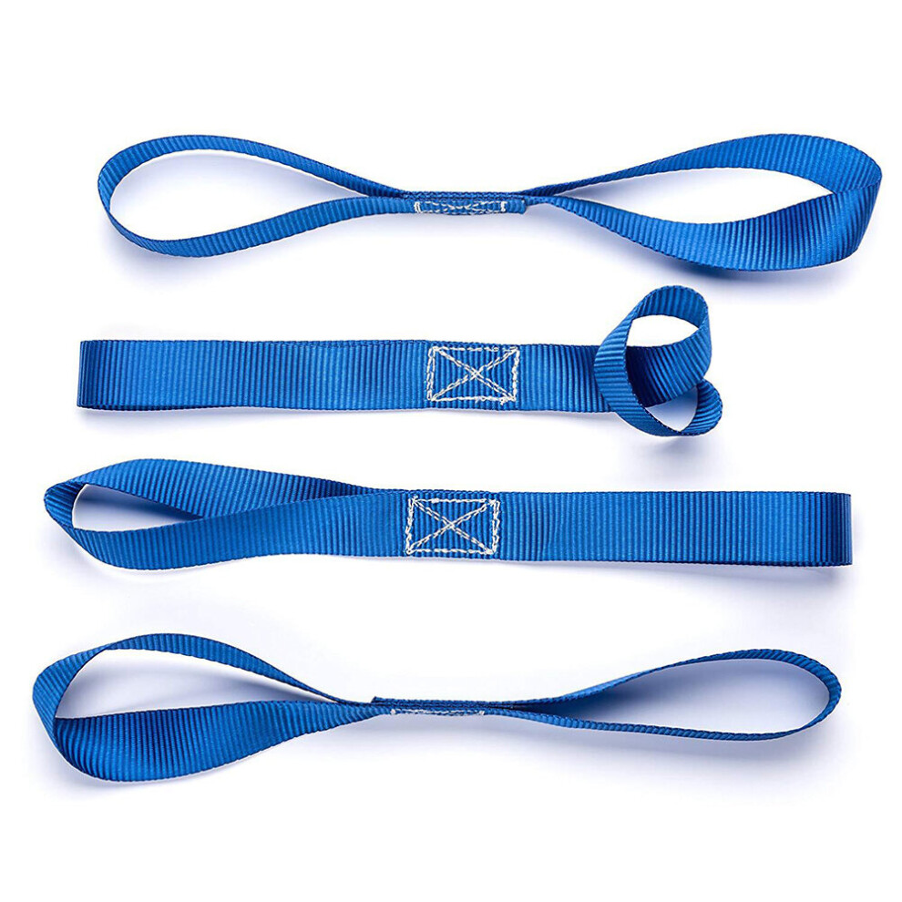 Motorcycle Tie Downs Luggage Bandage Buckle Wrap Loops Band Straps Towing Ropes Rope For Car Motorbike Soft Hauling Belt 4Pcs 5063131266108
