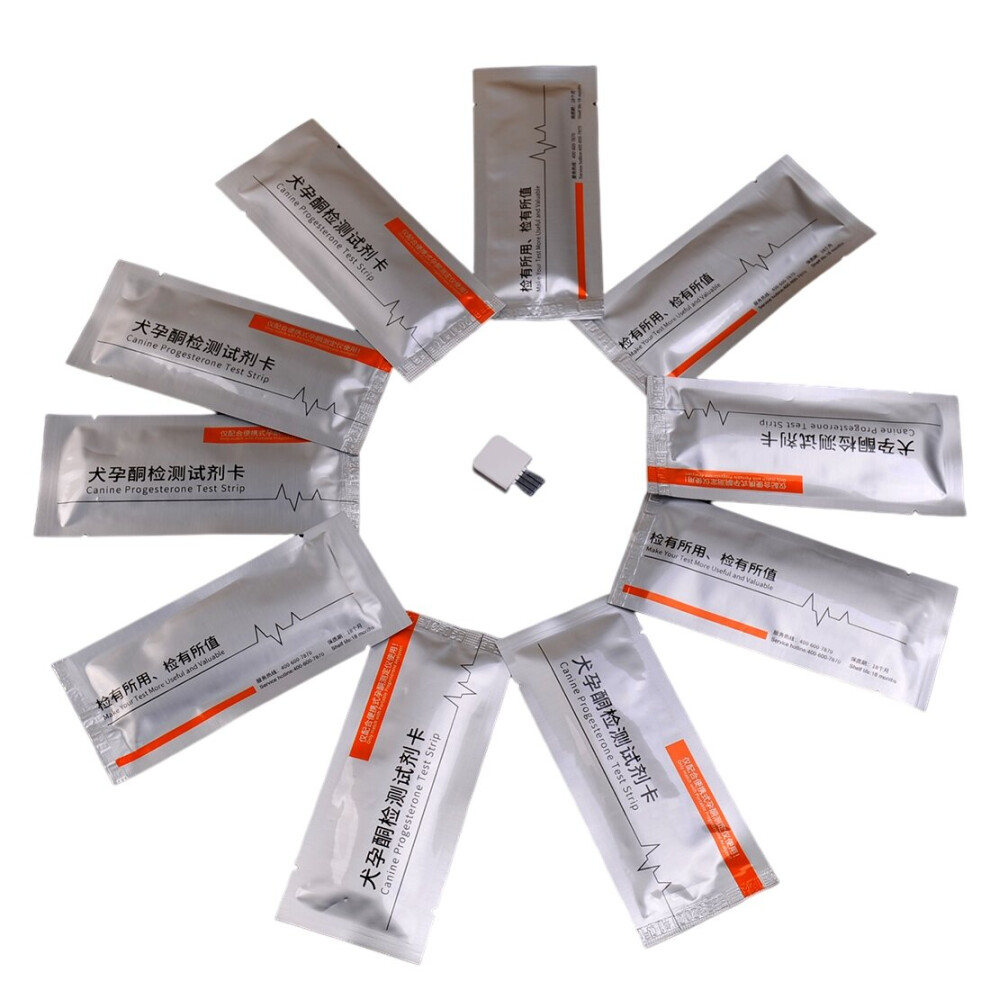 Wejoy Canine Progesterone Test Strip Dog Cat Ovulation Monitoring Chip Veterinary Breeding Kit Pet Breeding