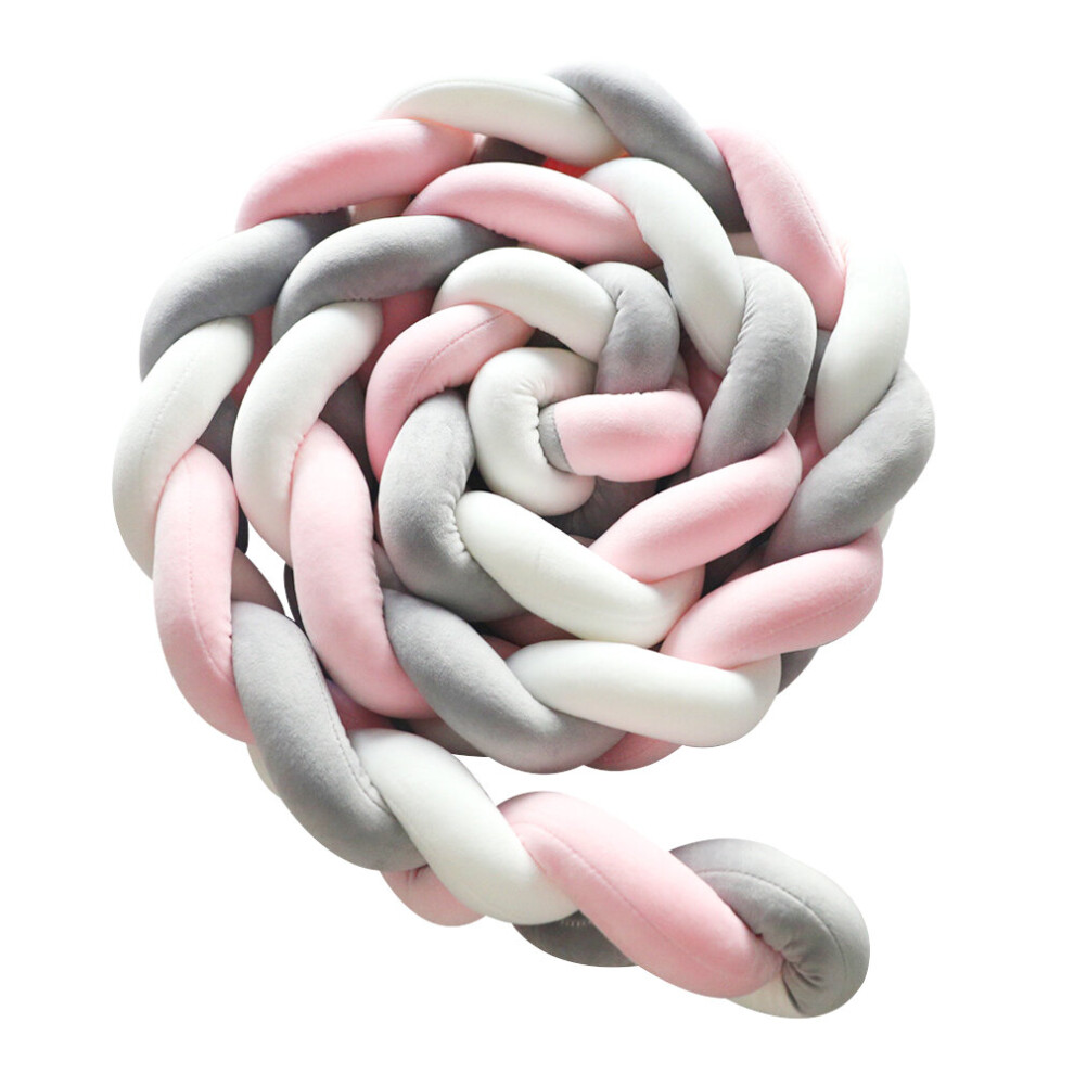 Braided Baby Bed Bumper Infant Cradle Cot Pillow Cushion Baby Crib Protector Bumpers Bedroom Decor Accessories For Baby Roon Wejoy