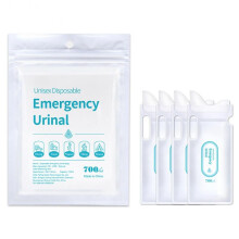 4Pcs 700 Ml Emergency Portable Car Urine Bag Vomit Bags Mini Toilet Mobile Toilets Convenient Using Car Supplies Wholesale