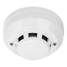Alarm Lamp Smoke Detector Wired Fire Alarming Sensor for Domestic Commercial LED Indicator 9-24V