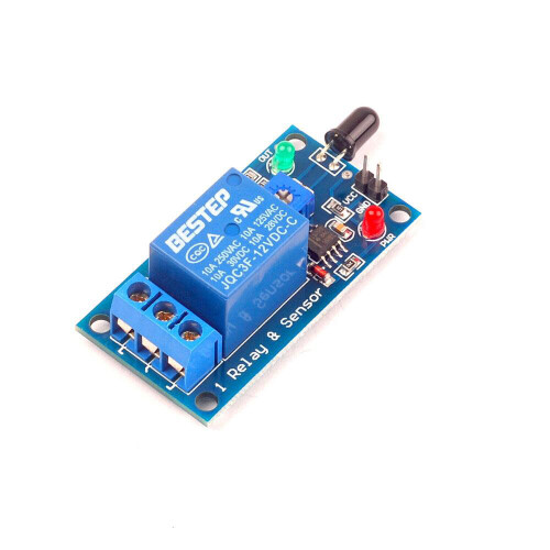 Universal 12V Flame Sensor Module Fire Sensor Detection Alarm For kc868-h8 h32 Smart Home System 1