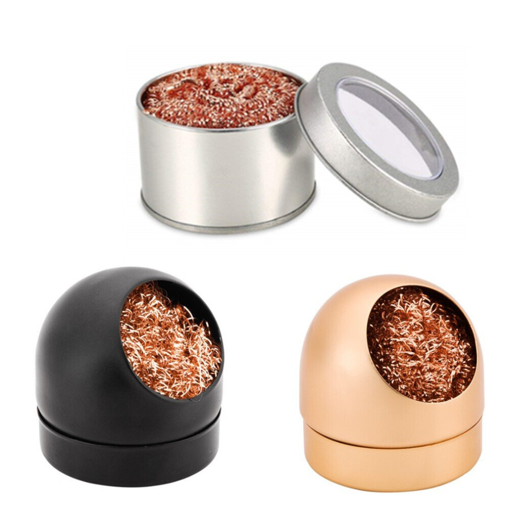 Metal Wire With Stand Set Welding Desoldering Soldering Solder Iron Tip Dross Cleaner Cleaning Steel Ball Mesh Filter Tin Remove 5063131285796