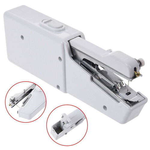Portable Handheld Sewing Machine Mini Stitch Sew Needlework Cordless Clothes Fabrics Electric Sewing Machine 2