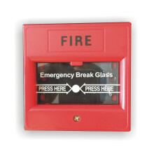 CJ-SB106 red glass broken button 2-wire Conventional Manual Call Point fire alarm system