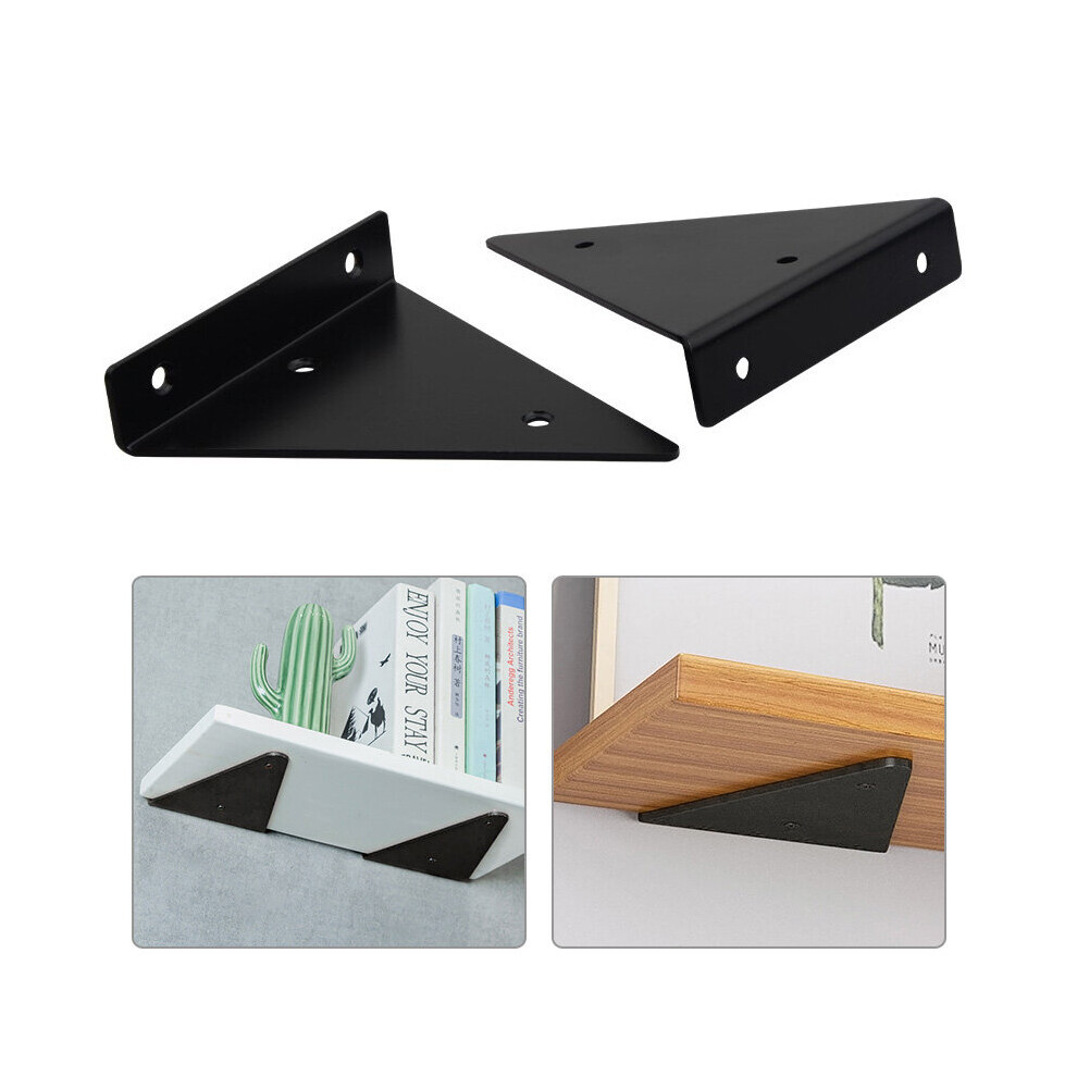 Furniture Triangle Invisible Bracket Support Rack Wall Shelf Mount Tripod Partition Right Angle Fixed Shelf Hardware Diy Decor 5063131249040