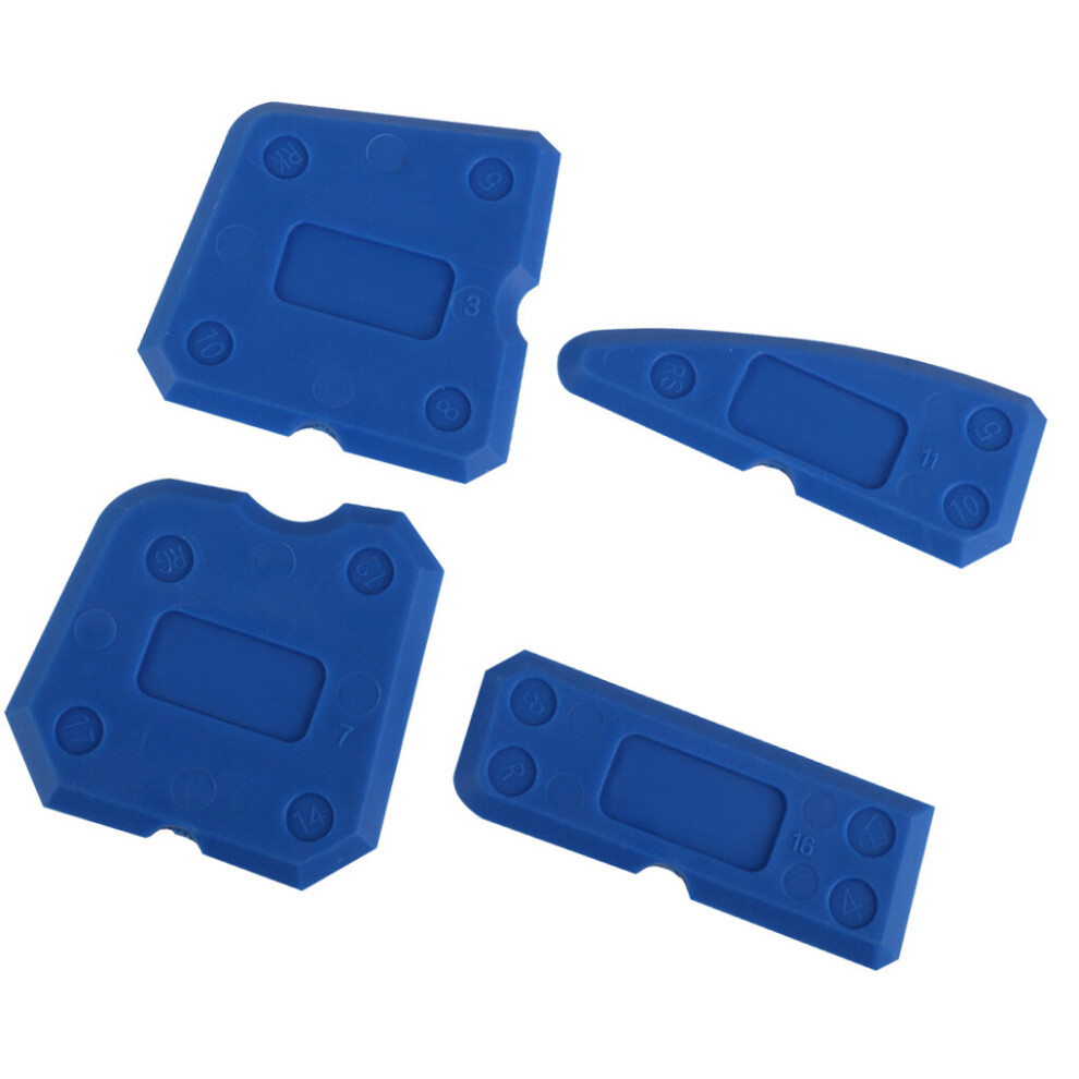 4 Pcs/Set Sealant Finishing Tool Kitchen Sink Toilet Base Bathtub Sealant Grout Caulking Tool 5063131301762