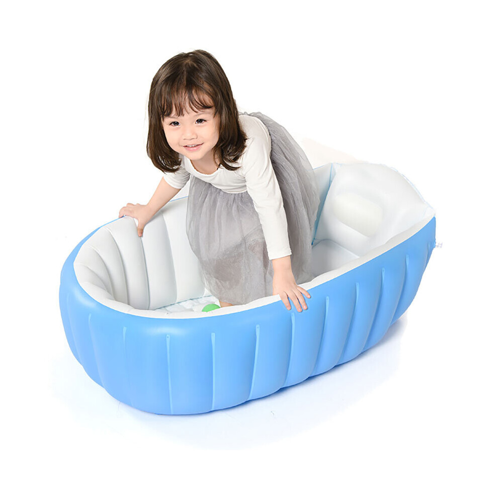 Children Bathtub 98X65x28cm Inflatable Bath Tub Child Tub Cushion Warm Winner Keep Warm Folding Portable Bathtub Wejoy