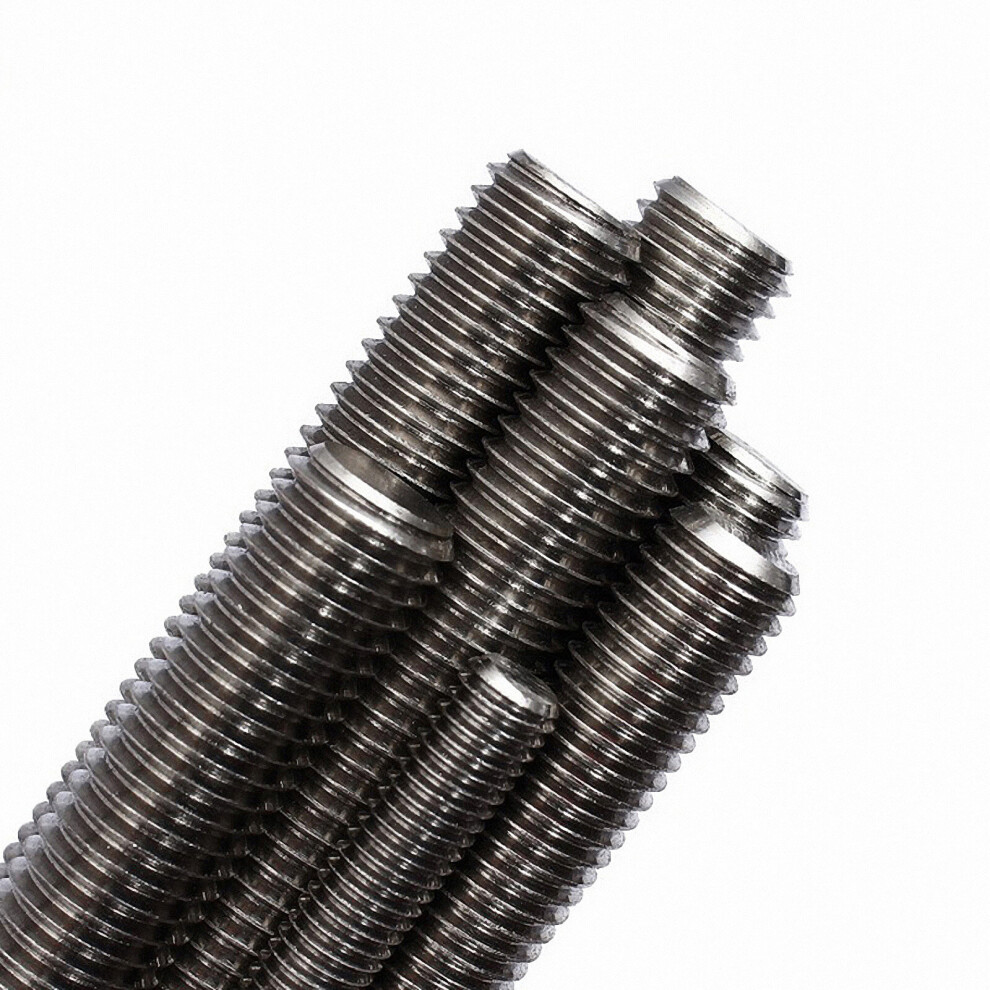 1Pcs Left Hand Thread Full-Thread Bar Threaded Rod Studding Screw 304 Stainless Steel M4 M5 M6 M8 M10 M12 M14 - M24 Length 250Mm 5063131245035
