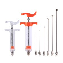 20ml Manual Feeding Rearing Gavage Crop Needle Straight Medication Tube Cage Birds Mice Parrot Fledgling Feeding Syringe