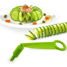 1pcs Manual Slicers Spiral Screw Slicer Cutter Salad Chopper Kitchen Tools Potato Tower Carrot Vegetables Cutting