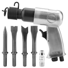 1/4" 150mm Industrial Air Hammer Powerful Handle Straight Type Air Chisel Pneumatic Hammer Shovel Tool